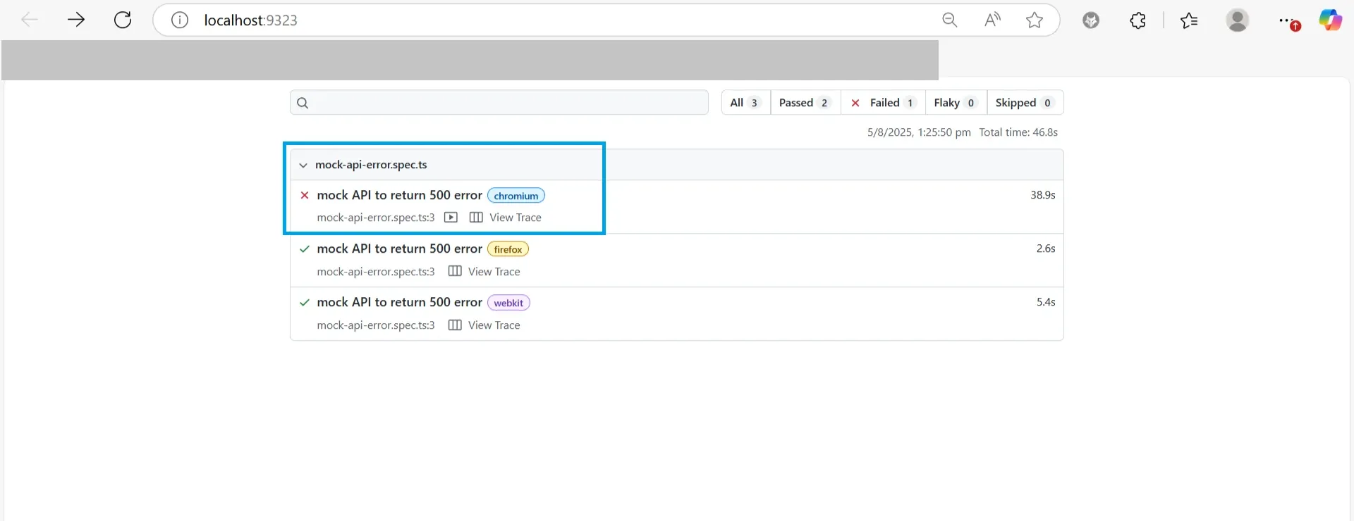 api return to 500