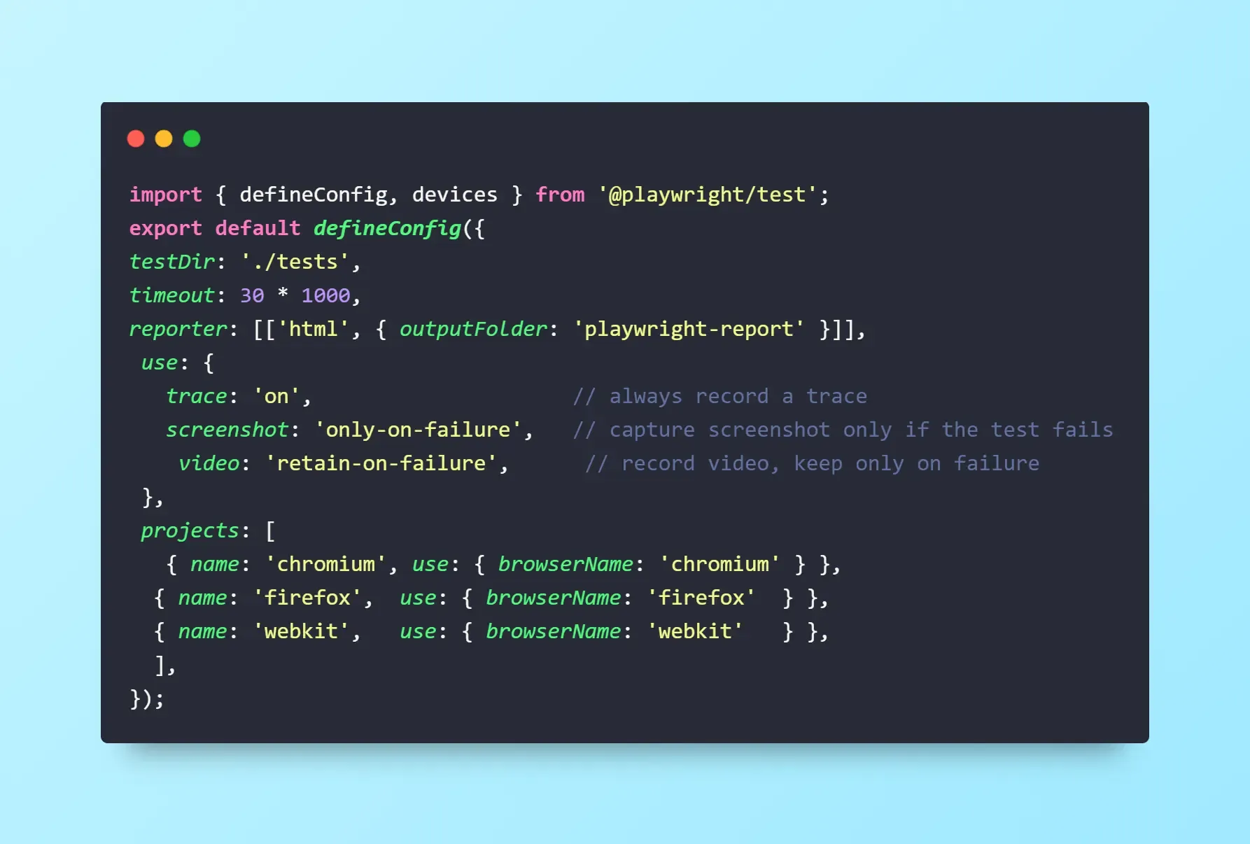 Enable Debugging Tools