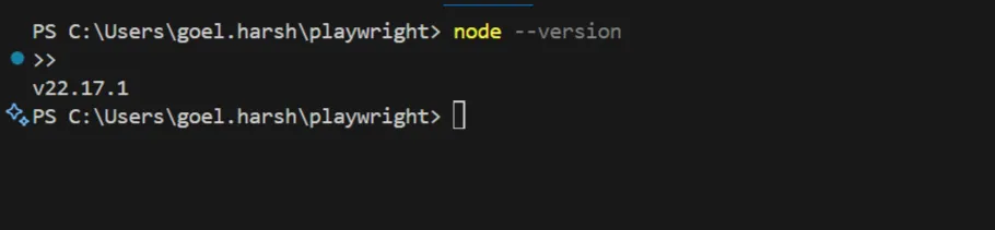 node js installation