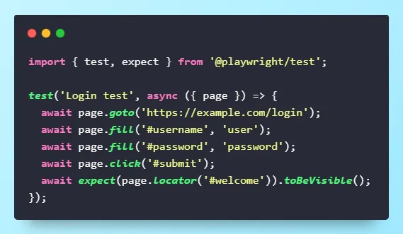 playwright typescript