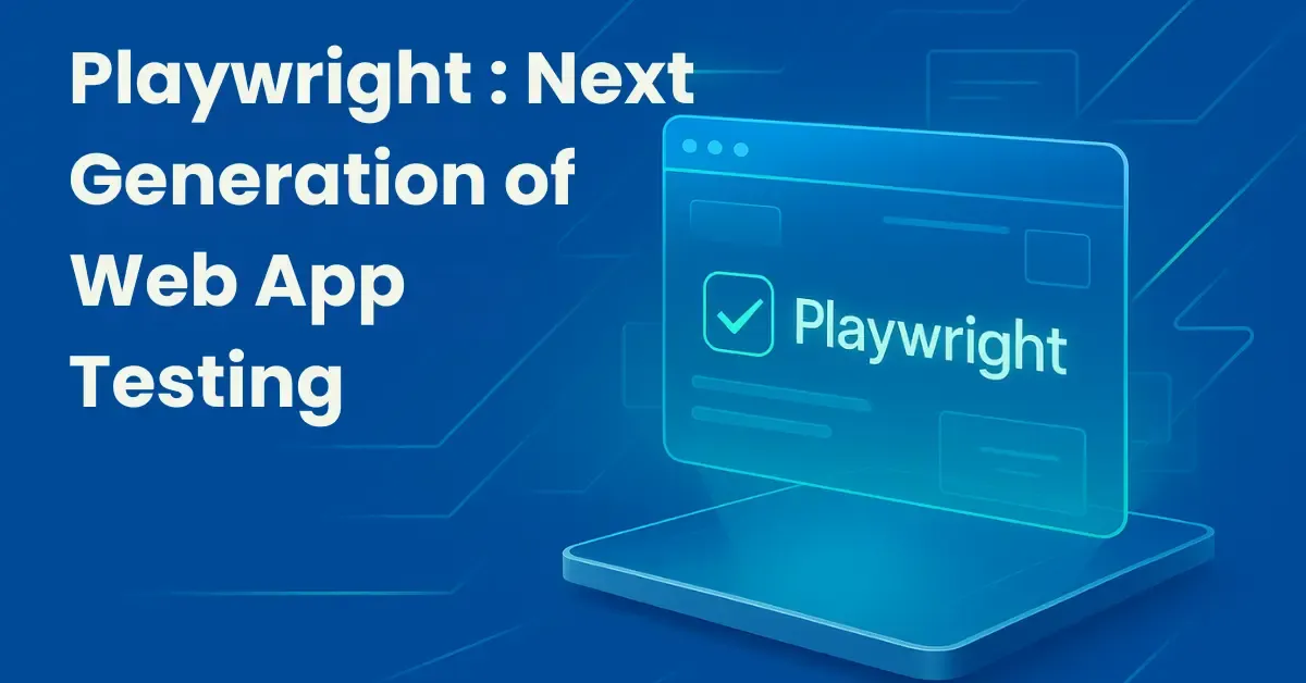 playwright web app testing