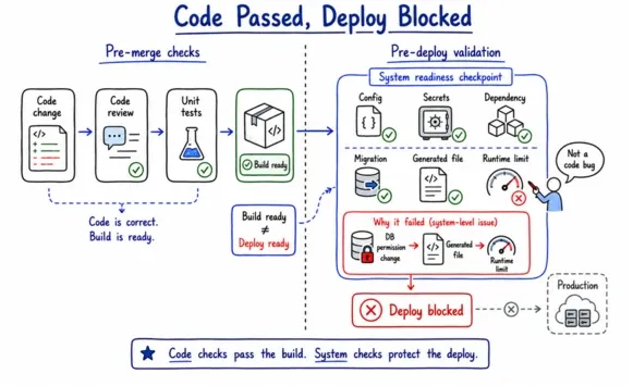 code passed deployment blocked