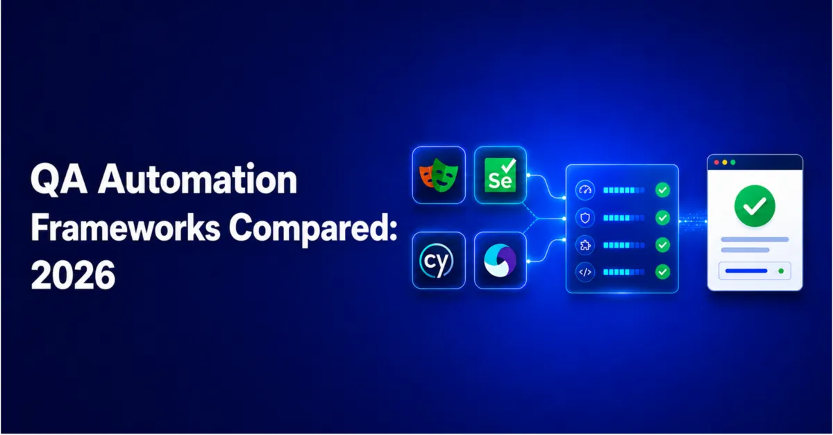Test Automation Tools & Frameworks Compared (2026 Guide)