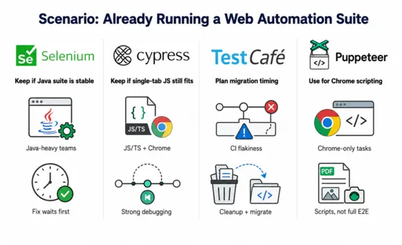 framework for for web automation suite