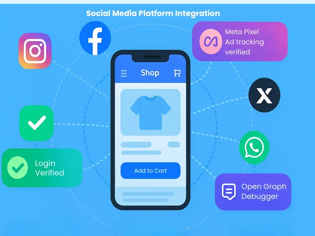 social media platform inegration