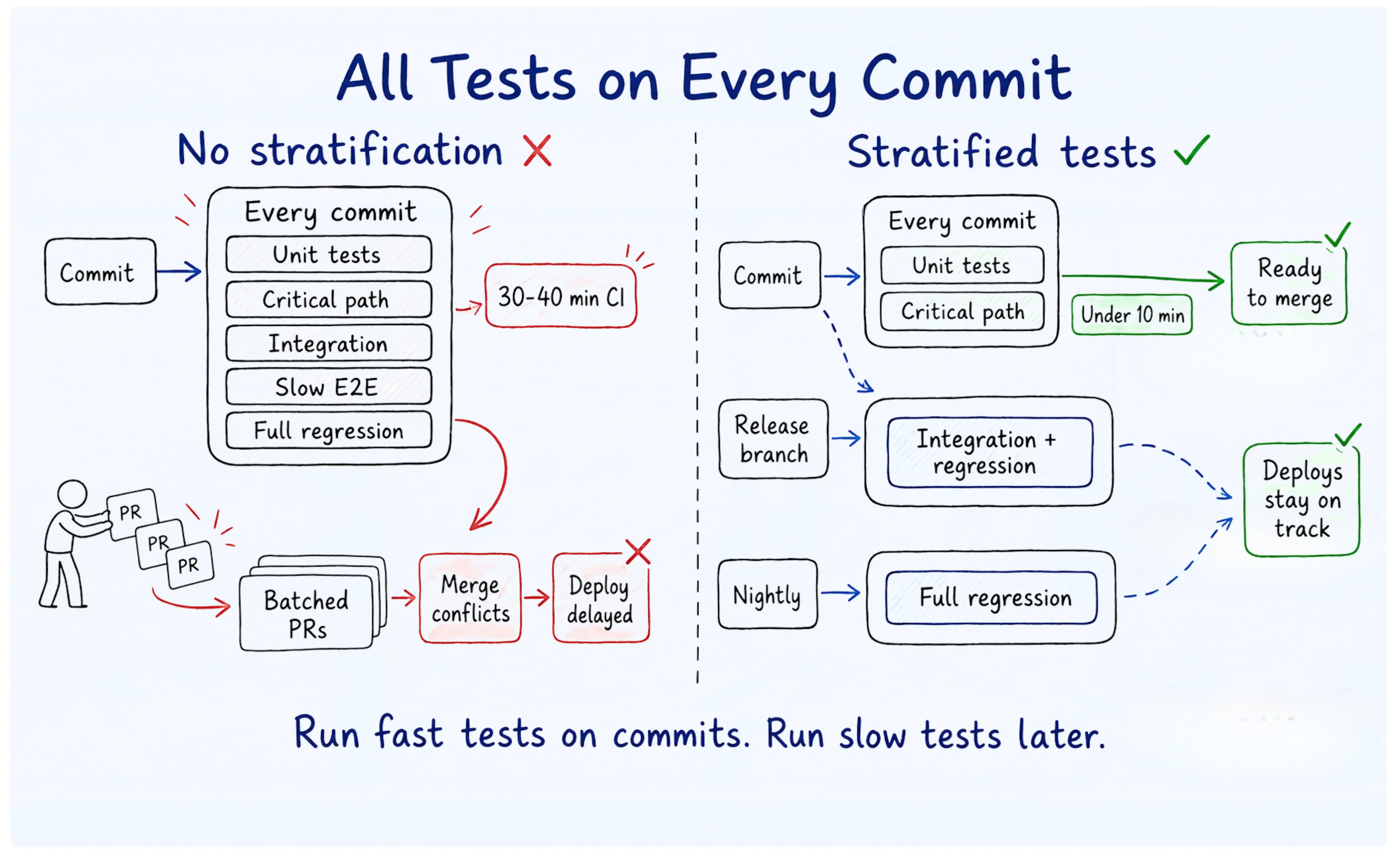 test stratification