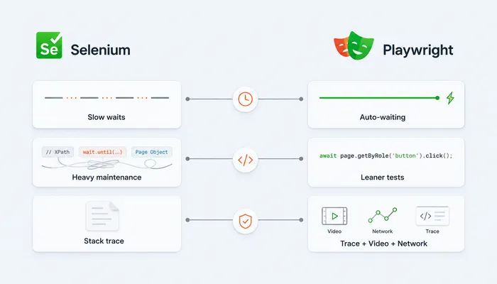 why move from playwright to selenium