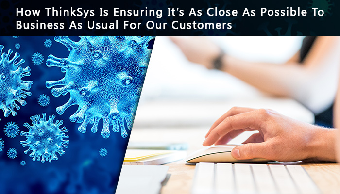 Covid thinkSys CEO message