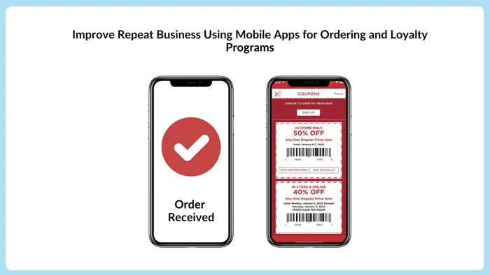 Improve Repeat Business Using Mobile Apps for Ordering and Loyalty Program